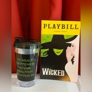 Wicked Playbill and Tumbler Set